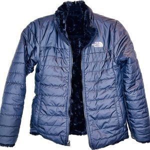 Reversible North Face puffer jacket